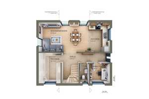 Kleines feines Haus inkl. Küche und schönem Grundstück – Karlsruhe (Kreis) – Vorschaubild 2