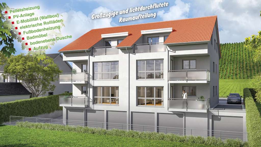 Immobilie in Mundelsheim - Nur noch 2 Wohnungen frei - Top Aussichtslage  - Bild 0
