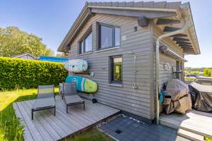 Design-Ferienhaus mit Sauna, Kamin & Wasserblick – Die vollständige Adresse der Immobilie erhältst du vom Anbieter., 23570 Travemünde, Lübeck – Vorschaubild 13