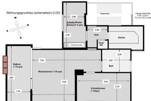 Bezugsfreie 3-Zimmer-Wohnung mit großzügigem Süd-West-Balkon in grüner Citylage – Die vollständige Adresse der Immobilie erhältst du vom Anbieter., 14050 Westend, Berlin – Vorschaubild 9