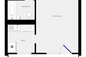 Ankommen und Wohlfühlen ! Ihre kleine Wohlfühloase im Erdgeschoss mit Balkon und Einbauküche – Bruno-Taut-Ring 164, 39130 Neu Olvenstedt, Magdeburg – Vorschaubild 9