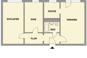 Tolle Familienwohnung mit Balkon – Am Harthwald 28, 9123 Markersdorf, Chemnitz – Vorschaubild 3