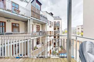 Vermietete Wohnung mit Balkon | 85,43m² | Aufzug I in zentraler Lage von Leipzig – Die vollständige Adresse der Immobilie erhältst du vom Anbieter., 4103 Zentrum-Ost, Leipzig – Vorschaubild 2