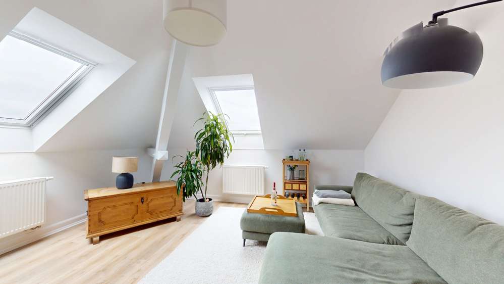 Immobilie in Gau-Algesheim - Gemütliche und moderne 2ZKB Dachgeschosswohnung  zum Kauf in zentraler Lage von Gau-Algesheim - Bild 4