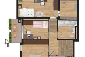Reiheneckhaus mit 4-Zimmer-Maisonette & separater Einliegerwohnung – Die vollständige Adresse der Immobilie erhältst du vom Anbieter., 78465 Wallhausen, Konstanz – Vorschaubild 11