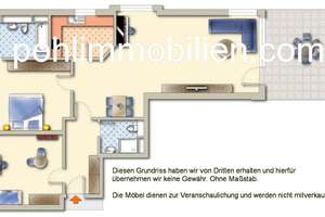 3-Zi.-Wohnung**Terrasse, Garten**PKW-Stellplätze – Die vollständige Adresse der Immobilie erhältst du vom Anbieter., 4329 Heiterblick, Leipzig – Vorschaubild 2