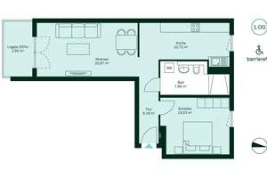 Barrierefrei wohnen mit Loggia in Südausrichtung und Raum für Ihre Wünsche – Lilli-Marx-Straße 24, 40597 Benrath, Düsseldorf – Vorschaubild 6