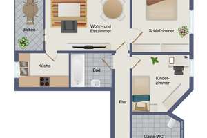 3-Zi.-Obergeschosswohnung mit Balkon, Aufzug und Gartennutzung in Toplage – Die vollständige Adresse der Immobilie erhältst du vom Anbieter., 70191 Nordbahnhof, Stuttgart – Vorschaubild 16