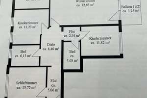 Schöne 4-Zimmer-Wohnung mit Einbauküche, Terrasse und 2 Bädern in Waldtrudering – 81827 Waldtrudering, München – Vorschaubild 2