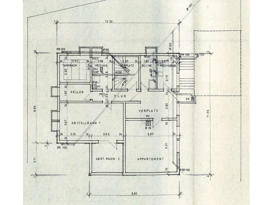 Grundriss Keller