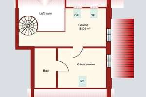 raumhafte Galerie-Wohnung im zweiten Obergeschoss. Aufgeteilt auf zwei Ebenen! – Die vollständige Adresse der Immobilie erhältst du vom Anbieter., 82386 Oberhausen – Vorschaubild 10