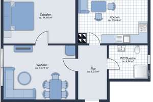 Helle 2-Zimmer Wohnung in beliebter KTV, PROVISIONSFREI – 18057 Kröpeliner-Tor-Vorstadt, Rostock – Vorschaubild 12
