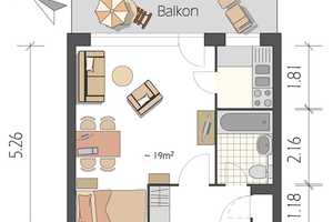Moderne 1-Zimmerwohnung in ruhiger Lage, Nähe Studio Hamburg – Wöschenhof 21, 22045 Hamburg – Vorschaubild 10