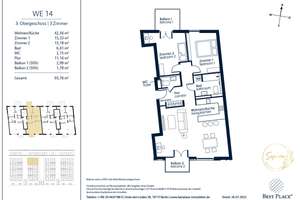 Wohntraum mit 2 Balkonen, moderner Ausstattung im zukunftsfähigen Neubau I Erstbezug 2026 – Gesellschaftstraße 31/32, 13409 Reinickendorf (Ortsteil), Berlin – Vorschaubild 2