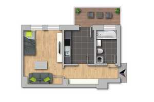 Modernes Microapartment in erstklassiger Lage – Große-Diesdorfer-Str. 8, 39108 Magdeburg – Vorschaubild 2