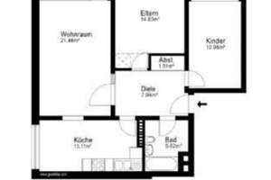 Gepflegtes Wohnen in Münster-Kinderhaus: Helle Wohnung mit optimaler Infrastruktur – Meinertzstraße 56, 48159 Kinderhaus-West, Münster – Vorschaubild 2