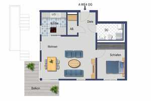 Neuwertige 2-Zimmer-Wohnung mit Balkon und Einbauküche ab 01.11.25 frei – Düsseldorf – Vorschaubild 16