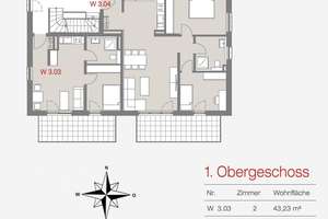 Neubauwohnungen Nähe "Hindenburgpark" - Modernes Wohnen in Altstadtnähe – Die vollständige Adresse der Immobilie erhältst du vom Anbieter., 85057 Nordwest, Ingolstadt – Vorschaubild 3