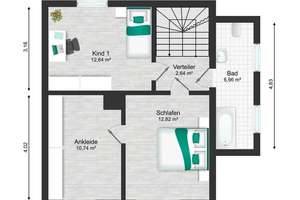 Charmante DHH mit ruhigem Garten, Terrasse und Garage | Gäste-WC | Vollunterkellert – 4357 Mockau-Nord, Leipzig – Vorschaubild 20