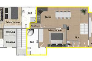 Tönning! Mehrfamilienhaus mit 4 Wohneinheiten inklusive Küstenflair – Die vollständige Adresse der Immobilie erhältst du vom Anbieter., 25832 Tönning – Vorschaubild 5