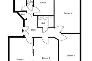 Top-Lage in Hamburg-Winterhude: Traumhafte 4,5-Zimmer-Altbauwohnung mit zwei Balkonen – Die vollständige Adresse der Immobilie erhältst du vom Anbieter., 22299 Winterhude, Hamburg – Vorschaubild 15