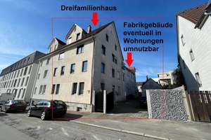 Dreifamilienhaus mit Fabrikgebäude (evtl. ausbaufähig) – Die vollständige Adresse der Immobilie erhältst du vom Anbieter., 78054 Schwenningen, Villingen-Schwenningen – Vorschaubild 1