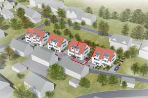 Geschlossener Rohbau einer modernen Neubau-Doppelhaushälfte – Lohweg -, 63846 Laufach – Vorschaubild 1