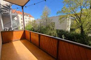 3-Raum-Altbauwohnung in Schleußig mit Parkett & Balkon – Die vollständige Adresse der Immobilie erhältst du vom Anbieter., 4229 Schleußig, Leipzig – Vorschaubild 1