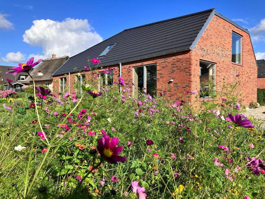 Immobilie in Langballig - Einfamilienhaus in Ostseenähe mit Panoramablick über Wiesen und Felder - Bild 0