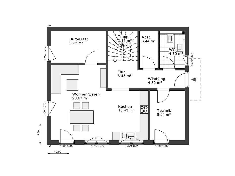 Grundriss EG