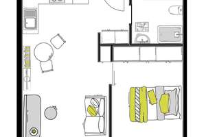 *Befristet bis 31.01.27* 2-Zimmer-Wohnung in der Heidelberger Bahnstadt – Zollhofgarten 6, 69115 Bahnstadt, Heidelberg – Vorschaubild 12