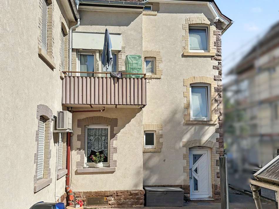 Vorderhaus von hinten