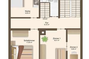 Attraktives 4-Familienhaus in beliebter Wohnlage – Die vollständige Adresse der Immobilie erhältst du vom Anbieter., 75179 Arlinger, Pforzheim – Vorschaubild 7