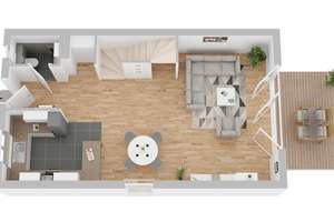 Neubau einer Doppelhaushälfte: Provisionsfrei, KFWG, Baubeginn jetzt! – Die vollständige Adresse der Immobilie erhältst du vom Anbieter., 76706 Dettenheim – Vorschaubild 3