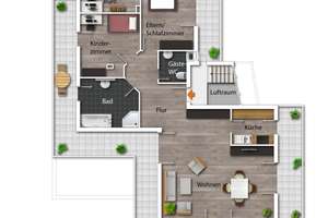Luxus Penthouse in Bestlage! – Die vollständige Adresse der Immobilie erhältst du vom Anbieter., 65193 Nordost, Wiesbaden – Vorschaubild 13