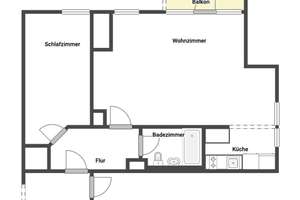Charmante 2-Zimmer-Wohnung mit Loggia und Tiefgaragenstellplatz  – Die vollständige Adresse der Immobilie erhältst du vom Anbieter., 61381 Friedrichsdorf – Vorschaubild 9