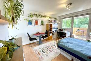 Möbelierte 1-Zimmerwohnung mit großem Balkon nähe Mercedes-Benz – Grunewaldstraße 18, 93053 Kasernenviertel, Regensburg – Vorschaubild 4