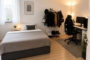 Moderne 4-Zimmer-Wohnung mit großem Südwestbalkon - 85 m² - umfassend saniert – Hüfferweg 2, 33100 Kernstadt, Paderborn – Vorschaubild 2