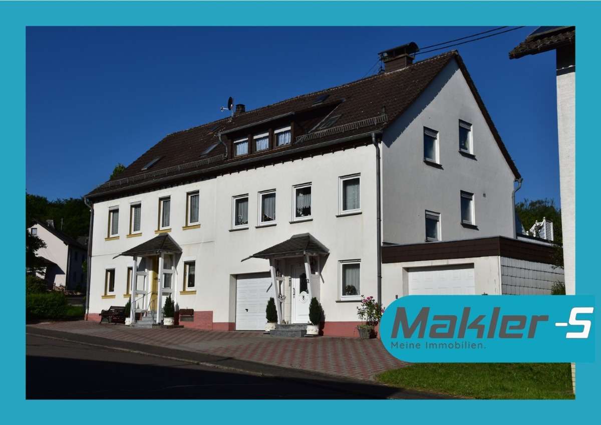 ☝️♨️Viel Haus für Ihr Geld. Großes, bezahlbares Doppelhaus mit 2 WE, Garagen und wundervollem Garten, Birkenfeld Kreis – Bild 1