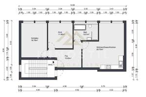 Kapitalanleger gesucht: 3-Zimmer-Wohnung in Pforzheim-Dillweißenstein – Die vollständige Adresse der Immobilie erhältst du vom Anbieter., 75180 Huchenfeld, Pforzheim – Vorschaubild 15