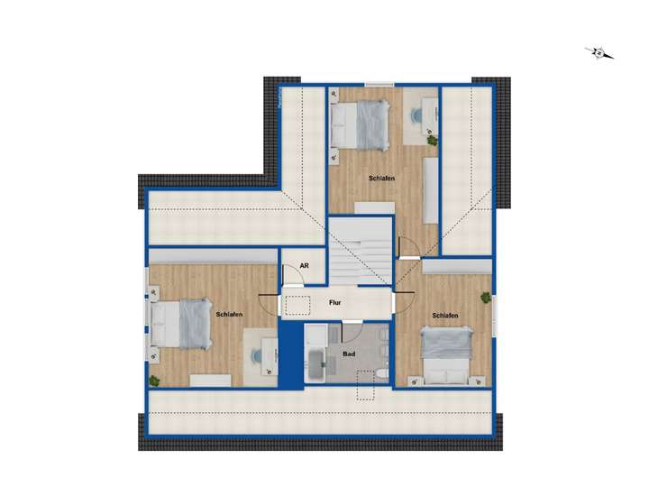 Grundriss Dachgeschoss