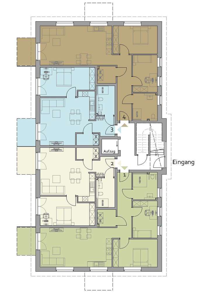 Immobilie in Sittensen - 2-Zimmer Wohnung im MFH, Neubau - Bild 3