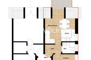 Sanierte Wohnung in Münster-Düesberg – Die vollständige Adresse der Immobilie erhältst du vom Anbieter., 48153 Düesberg, Münster – Vorschaubild 10