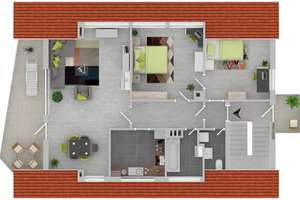 Sonniges 4-Familienhaus mit großen Südbalkonen in ruhiger und grüner Lage von S-Vaihingen – Die vollständige Adresse der Immobilie erhältst du vom Anbieter., 70563 Vaihingen-Mitte, Stuttgart – Vorschaubild 10