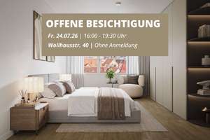 Urbanes Wohnen: 3-Zimmer-Neubauwohnung in zentraler Lage