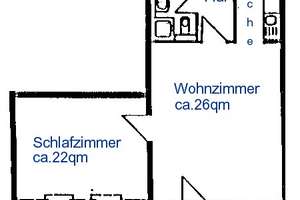 Freundliche 2 Zimmer-DG-Wohnung in der Neuen Neustadt zu vermieten – Abendstraße 21, 39124 Neue Neustadt, Magdeburg – Vorschaubild 2