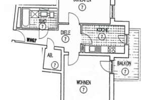 Renditestarke Kapitalanlage in Schloßchemnitz: vermietete 2-R.-WE mit Balkon & TG-Stpl ! – Altendorfer Straße 32, 9113 Schloßchemnitz, Chemnitz – Vorschaubild 2