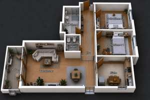 3-Zimmer-Wohnung mit Balkon | Gäste-WC | Aufzug | Tiefgaragenstellplatz – Die vollständige Adresse der Immobilie erhältst du vom Anbieter., 4349 Plaußig-Portitz, Leipzig – Vorschaubild 20
