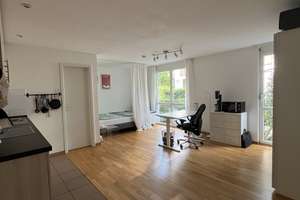 Schöne, möblierte Einzimmerwohnung in Stuttgart-Vaihingen von September 2026 bis Januar/Februar 2027 – Die vollständige Adresse der Immobilie erhältst du vom Anbieter., 70569 Dachswald, Stuttgart – Vorschaubild 1
