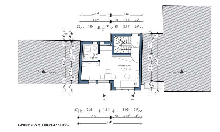 Grundriss 2. Obergeschoss